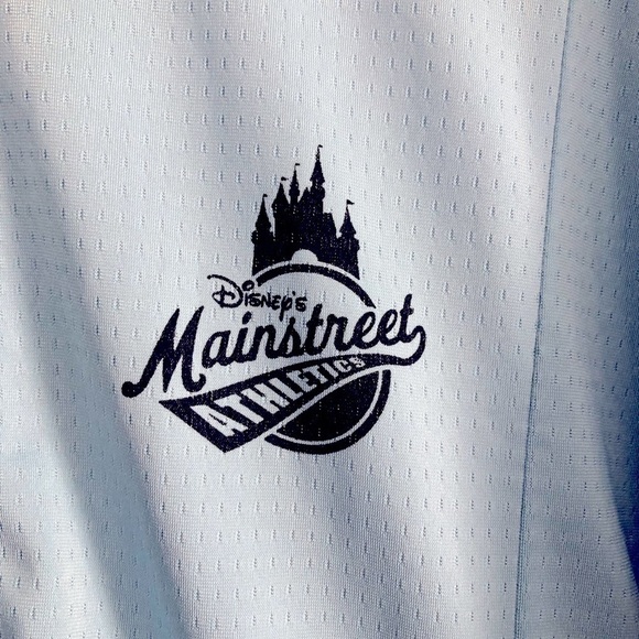 Disney Parks World 2 Piece Main Street Hood Full Zip Track Suit Pale Blue L - Picture 12 of 14